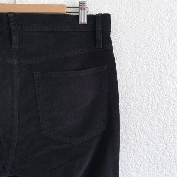 NWT J. Crew Black High Rise 11.5" Straight Leg Corduroy Pant Minimalist Size 31 - Picture 9 of 15